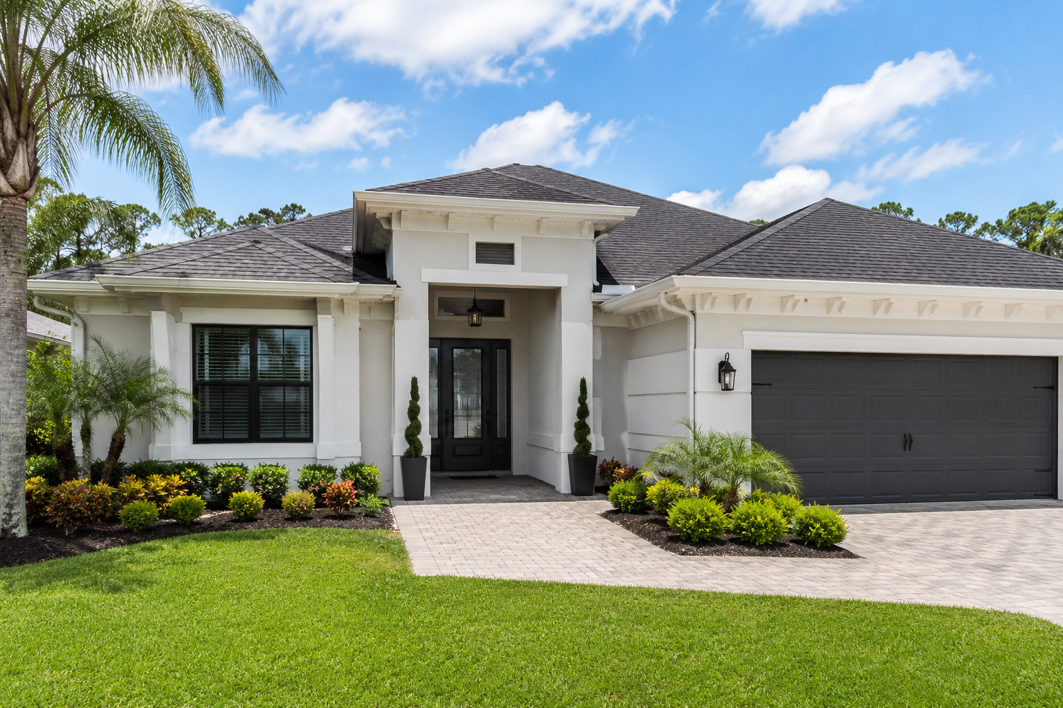 Clean residential home exterior in Highlands County, Florida